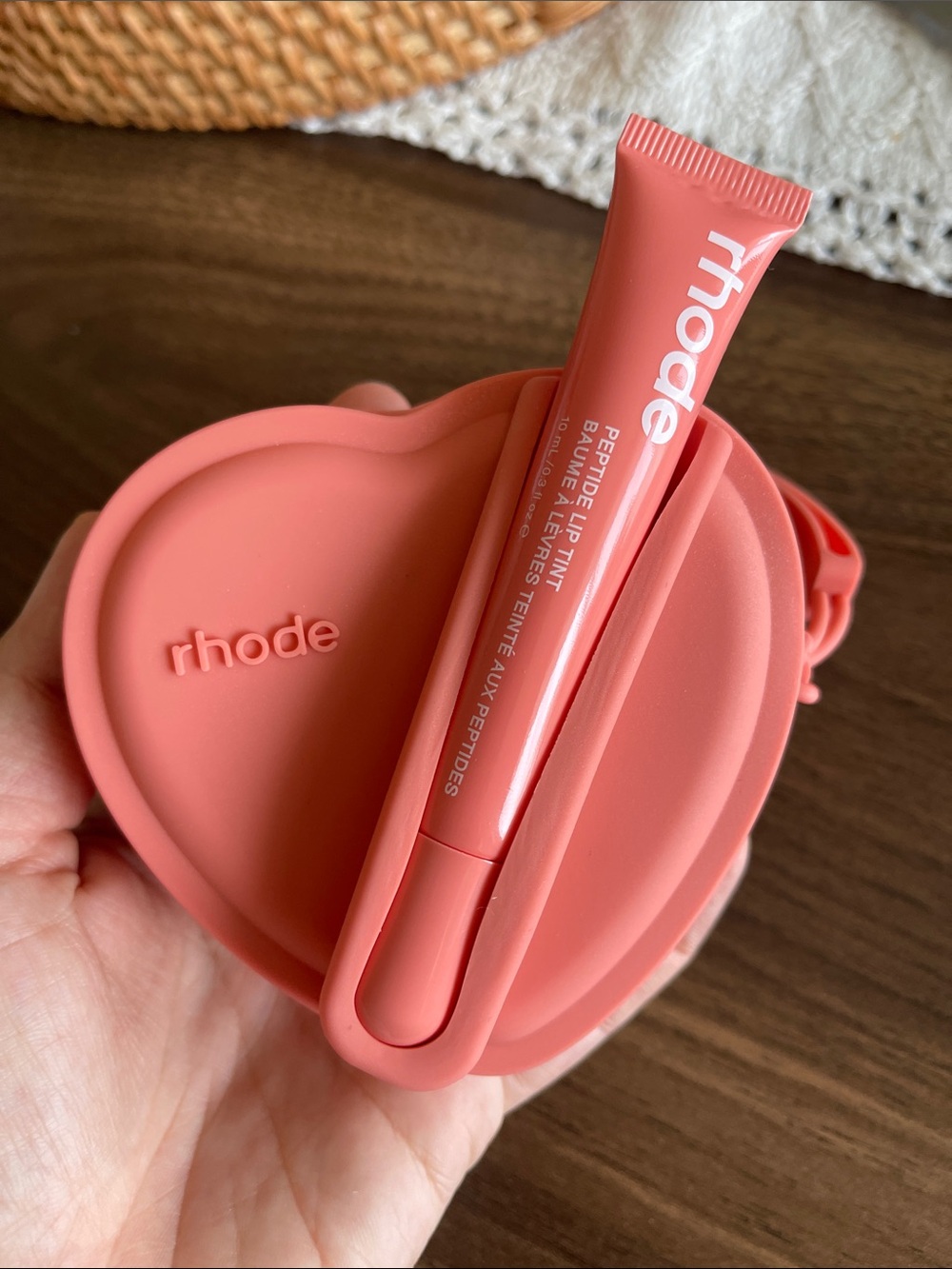 RHODE Peptide Lip Tint in Coral Pink